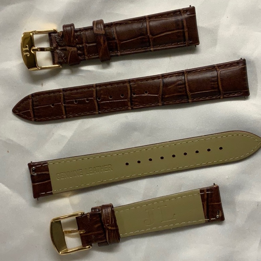 Top Grain Leather Jaeger LaCoultre Strap Brown